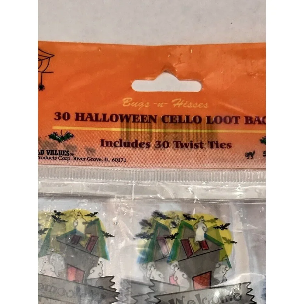 120 Halloween Haunted House Loot Cello‎ Plastic Bags Regent